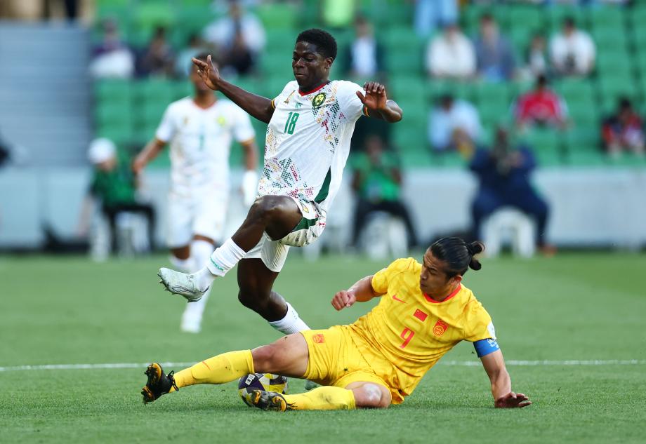 华体会赛事团队-国际足联系列赛 国足0-2不敌喀麦隆